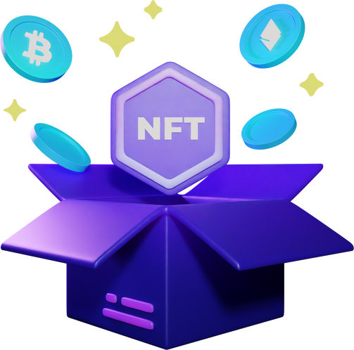 3D Giveway Box NFT Icon