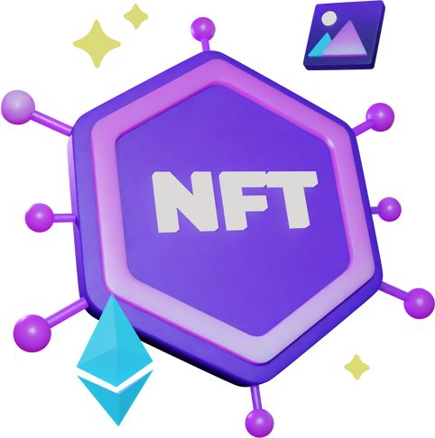 3D NFT Network Icon